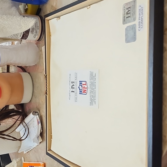 Highland mint Berry Sanders. Detroit lions 13 X 13 Impact Jersey frame. - Picture 2 of 4